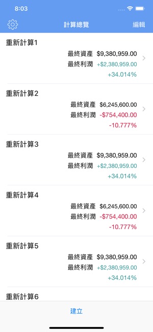 簡單複利計算