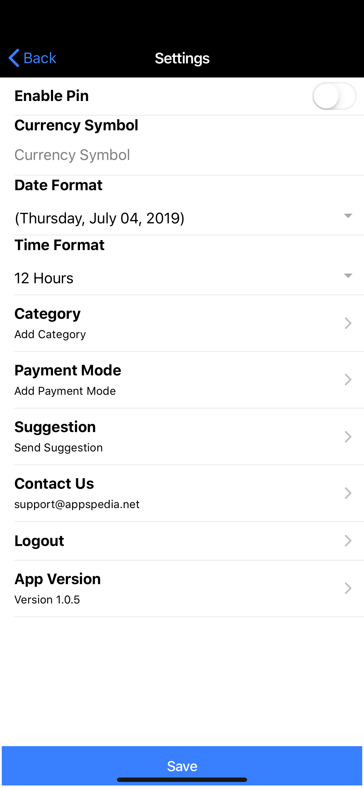 Expense Manager, Money Manager