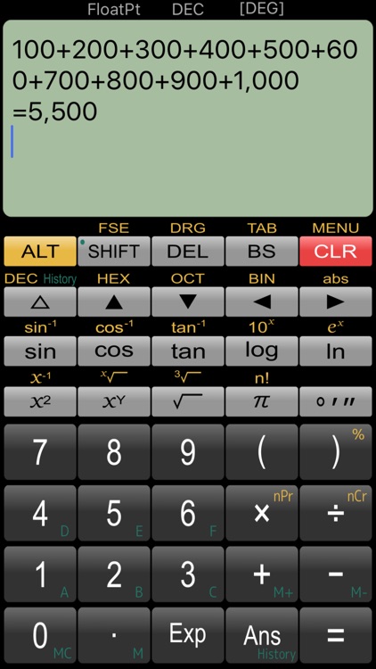 Panecal Scientific Calculator