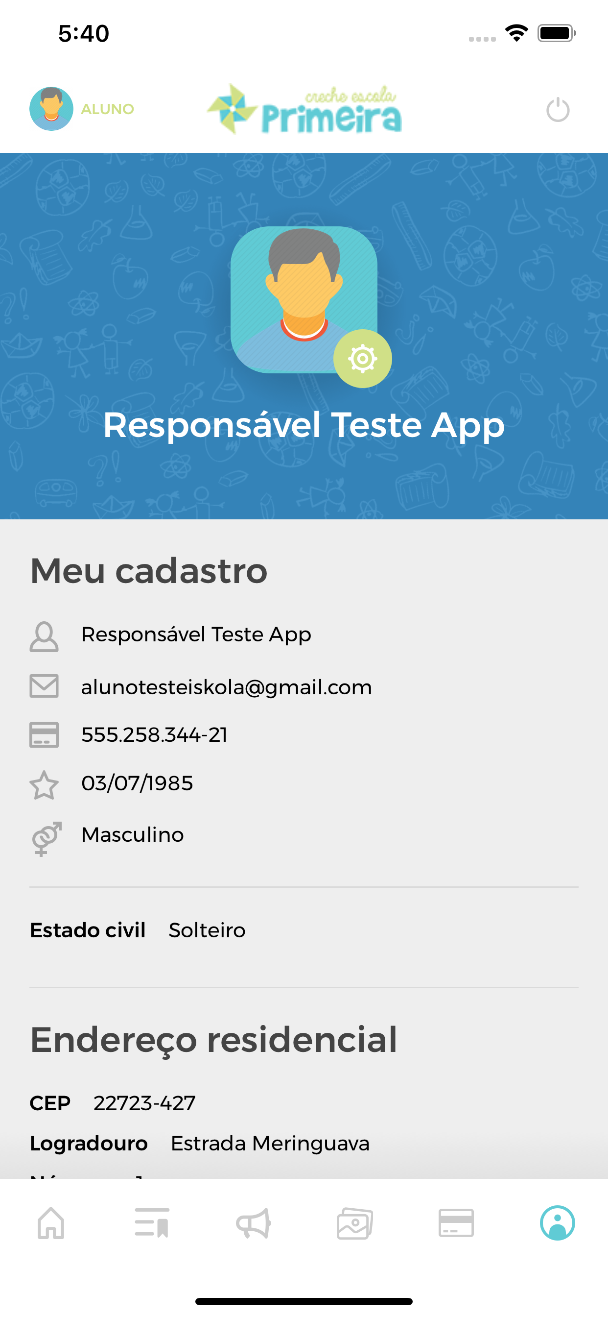 Creche escola Primeira