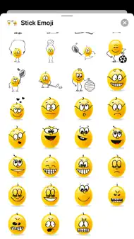 Stick Emoji Smiley Stickers iphone bilder 2