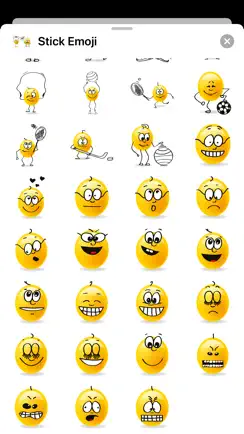 Stick Emoji Smiley Stickers iPhone image 3