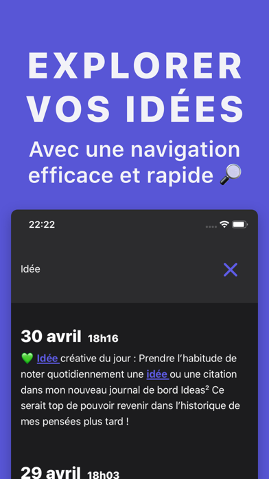 Screenshot #3 pour Ideas² - Votre carnet d'idées