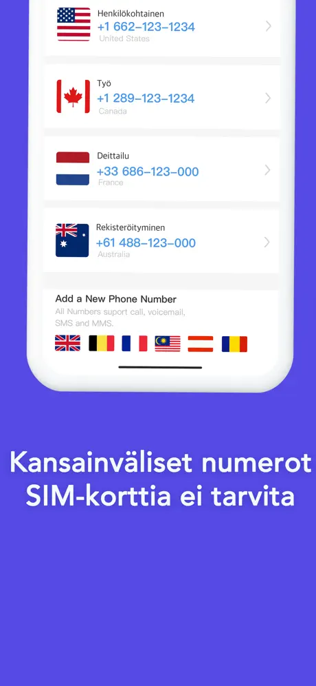TalkU: Ei puhelu-/viestirajoja