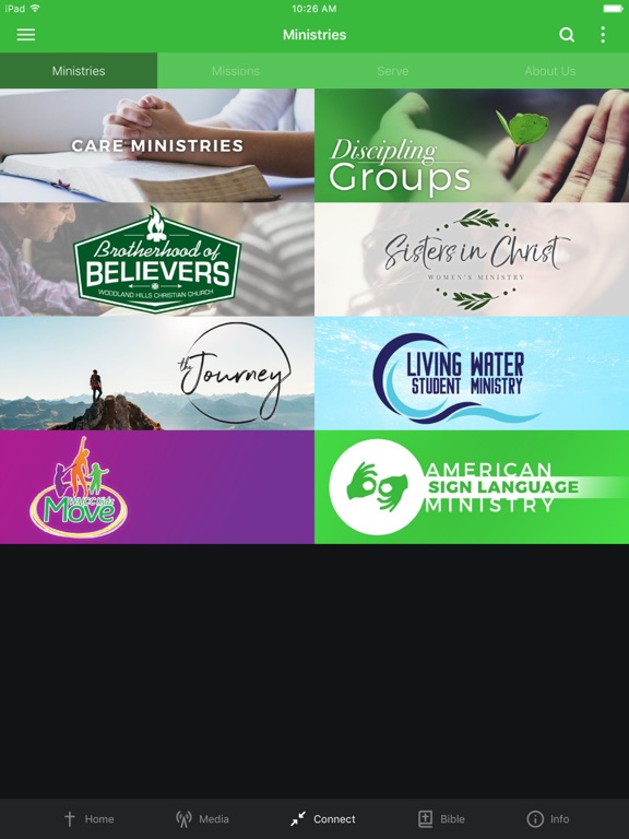 WHCC Connect iPad screenshot 3 - Lifestyle app