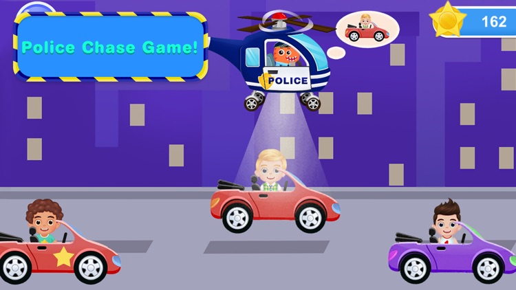 Kids Police Car Driving Game