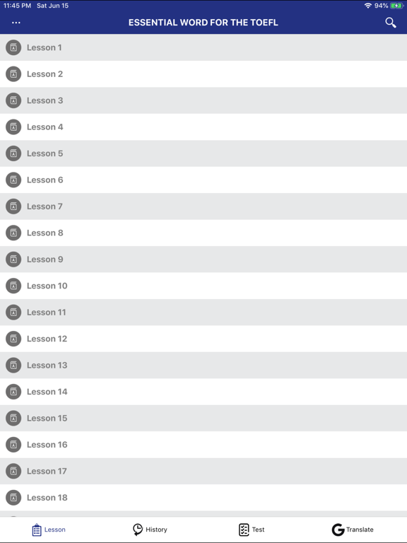 Screenshot #4 pour Test Your Vocabulary for TOEFL