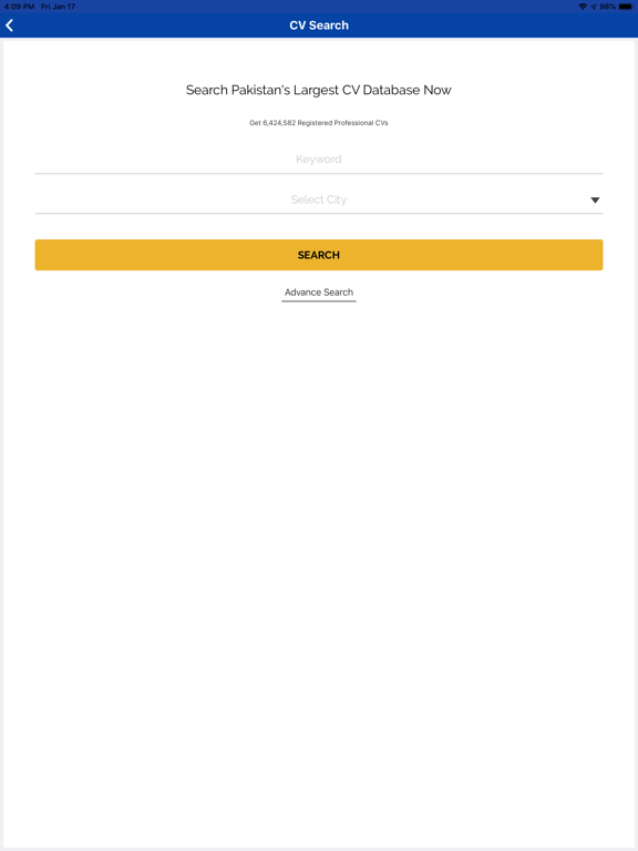Rozee Employer iPad screenshot