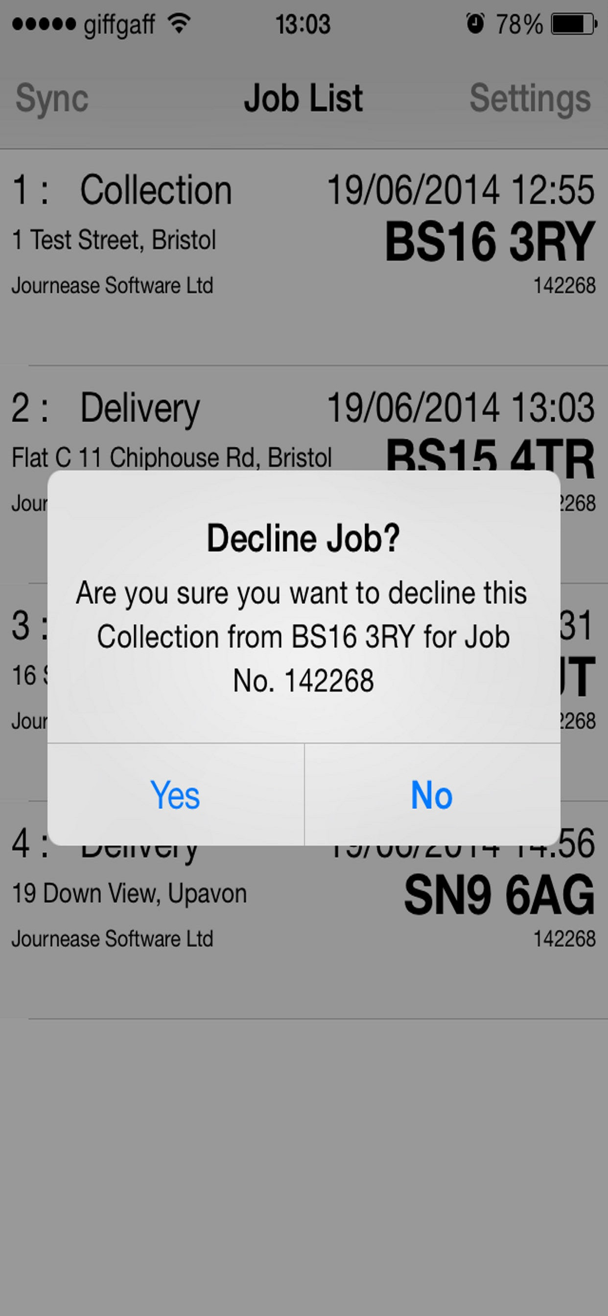Journease Mobile screenshot 4