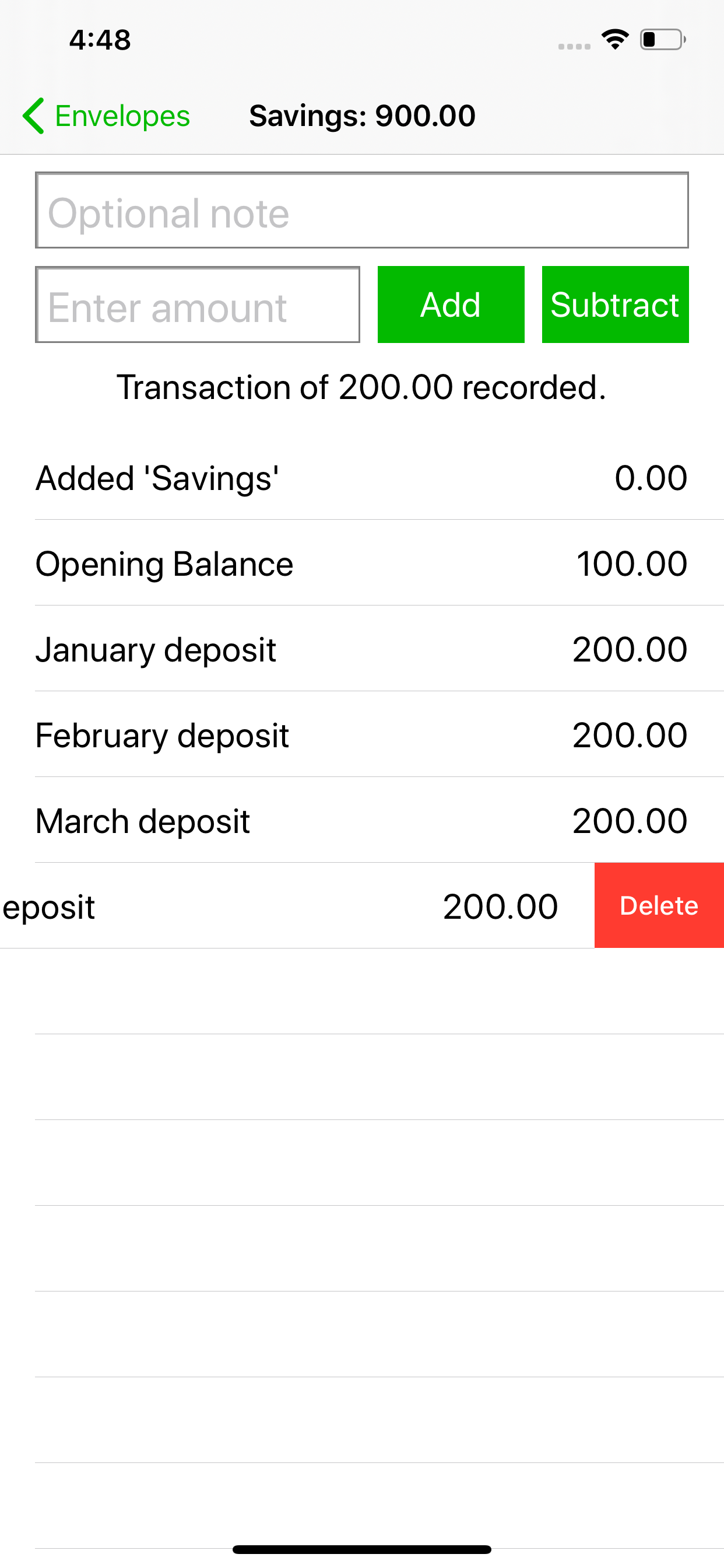 Simple Budget Envelopes screenshot 7