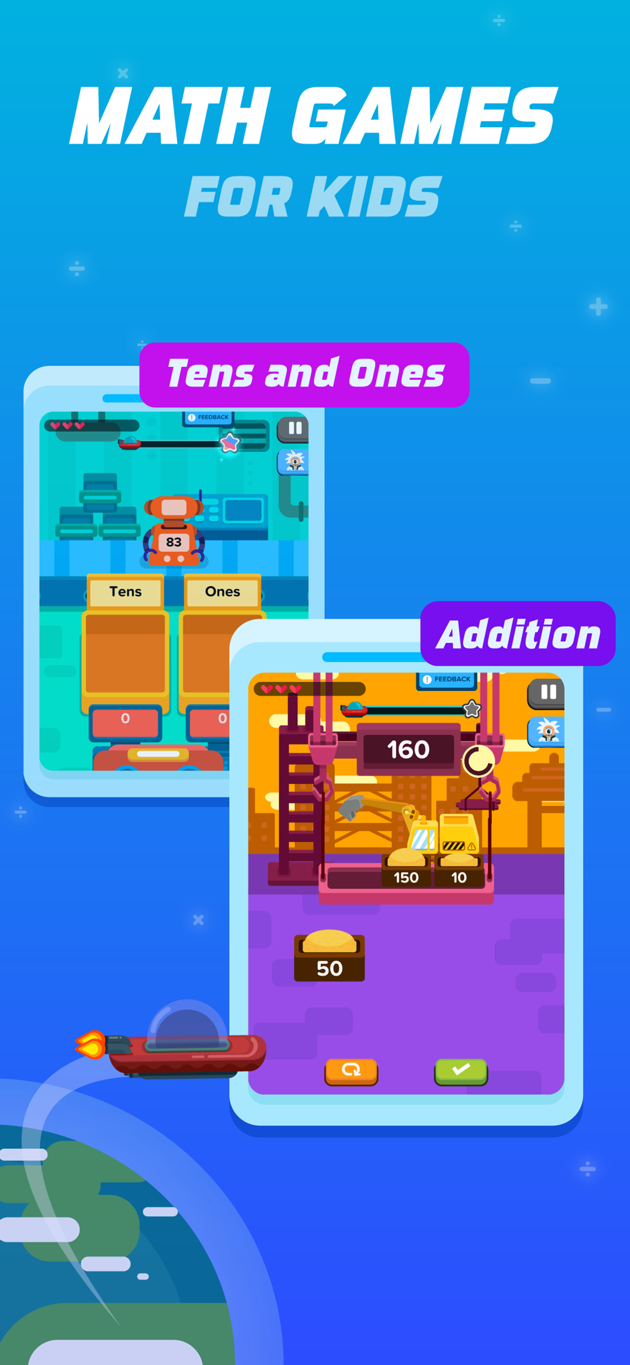 2nd Grade Math: Fun Kids Games