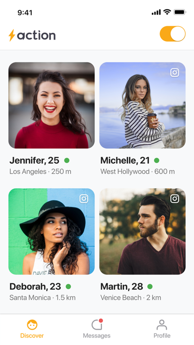 Action Dating Screenshot
