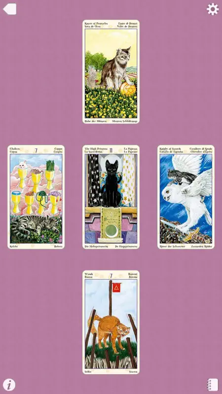 Tarot of Pagan Cats screenshot 5 of 5