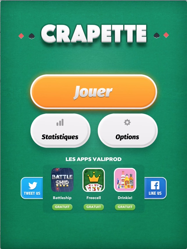 La Crapette - jeu de carte dans l'App Store