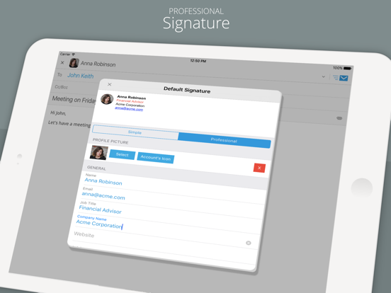 MailBuzzr Pro iPad screenshot
