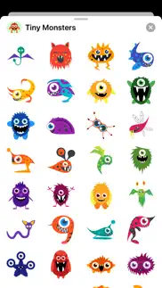 tiny monster creature stickers iphone screenshot 1