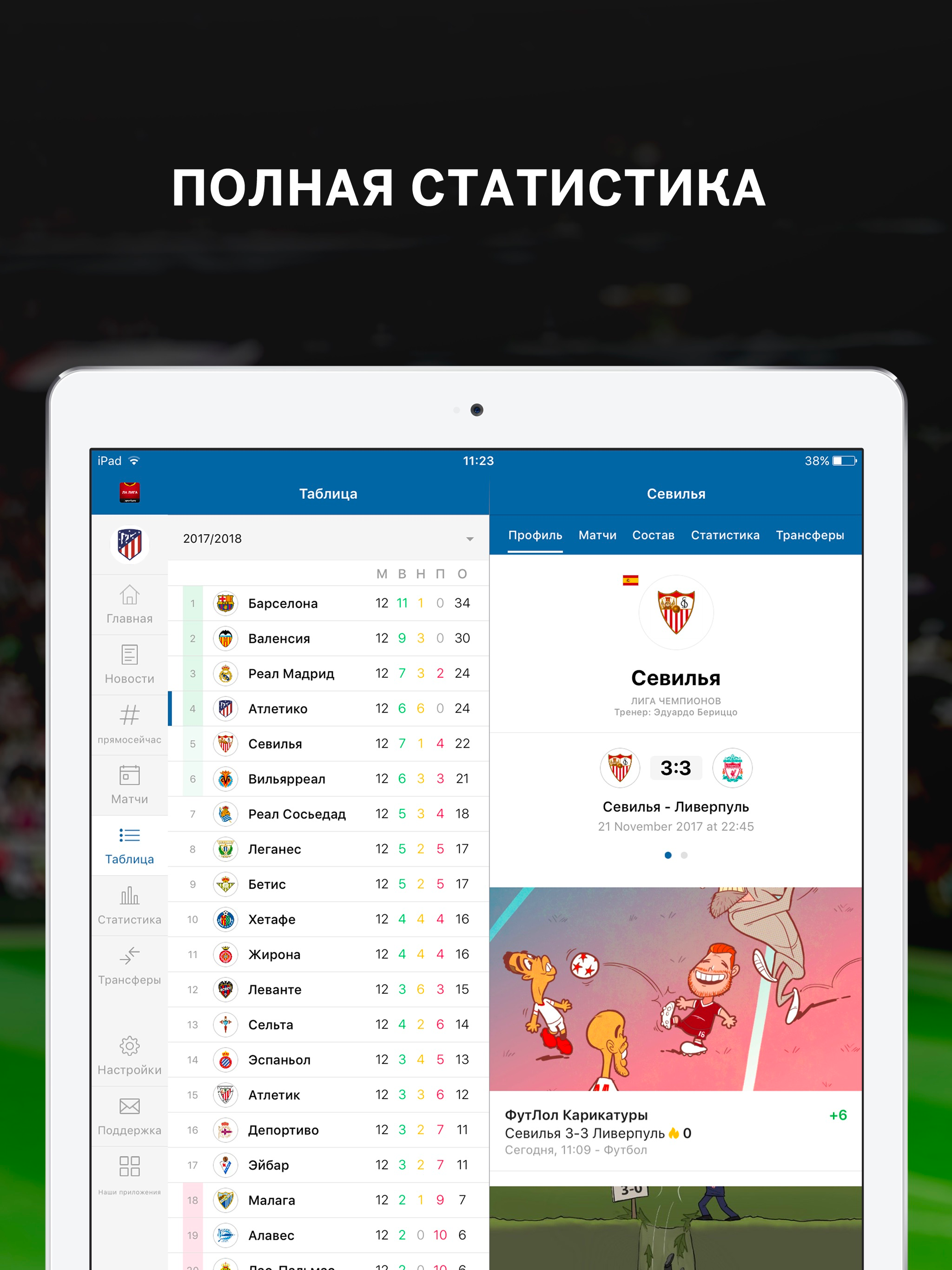 Ла Лига (Испания) от Sports.ru