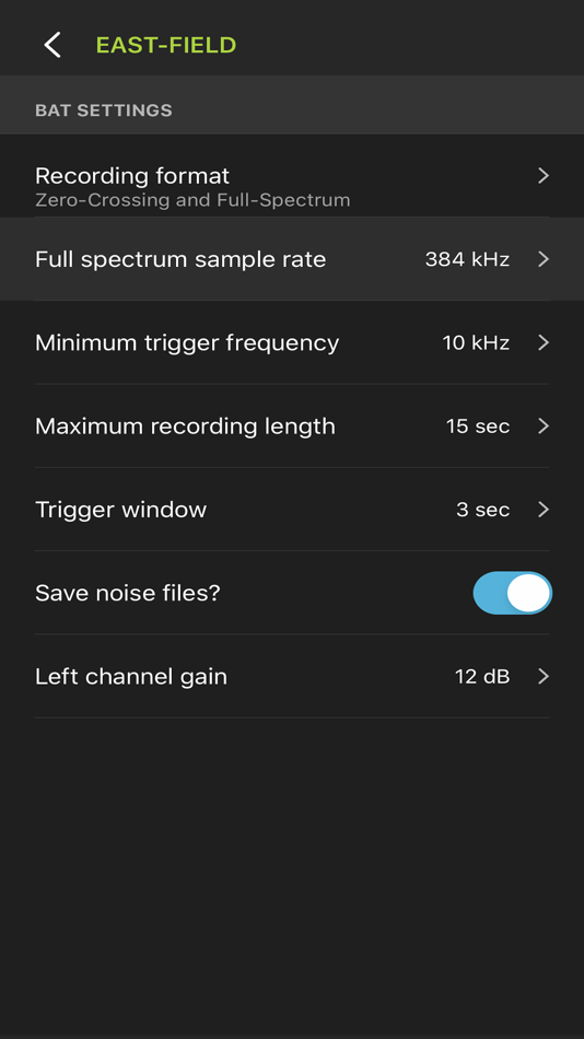 #5. Song Meter Configurator (iOS) 来自: Wildlife Acoustics