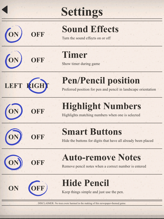 Eric's Sudoku –Classic Puzzles iPad screenshot 4 - Games app