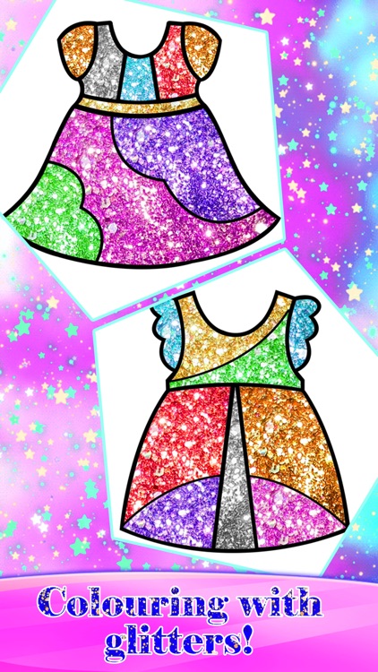 Glitter Fashion Art Coloring screenshot-8