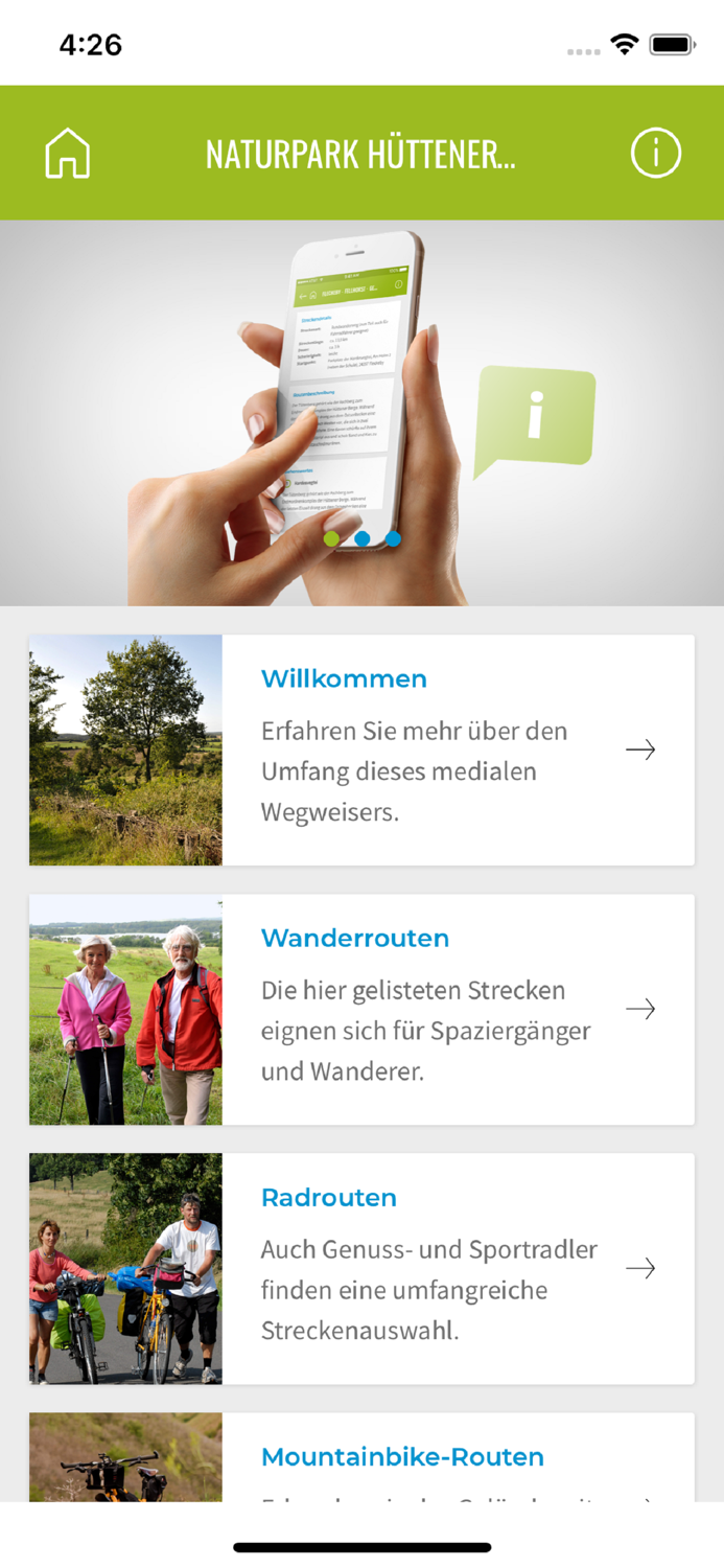 Naturpark - Hüttener Berge