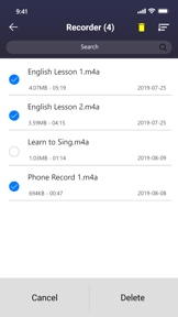 Voice recorder & editor Pro screenshot