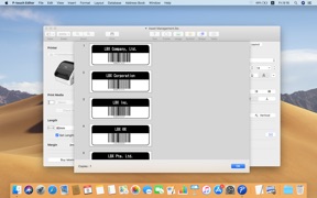Brother P-touch Editor screenshot