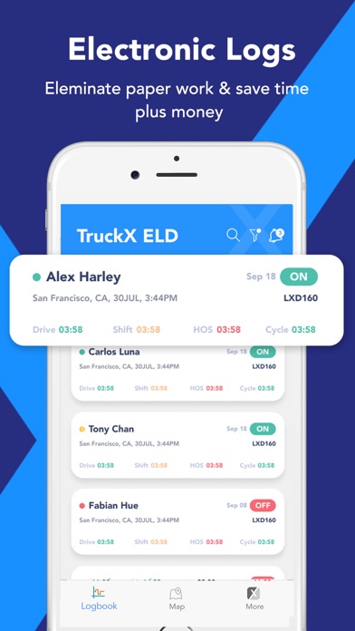TruckX Fleet Screenshot