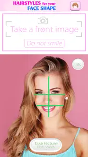 hairstyles for your face shape iphone screenshot 1