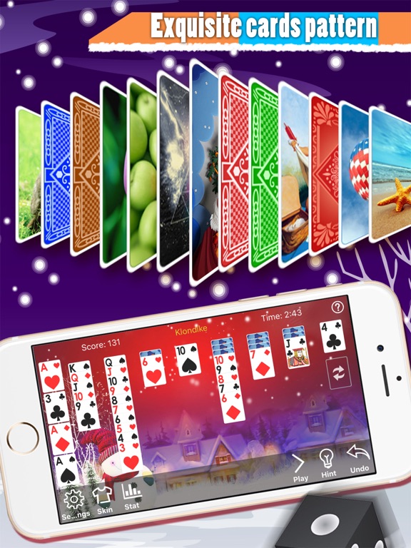 Klondike Solitaires :Christmas iPad screenshot