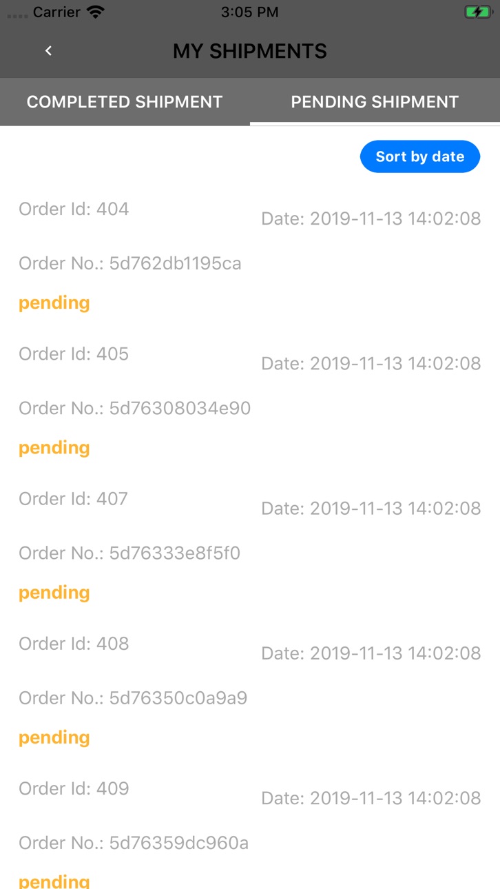 iPhone screenshot
