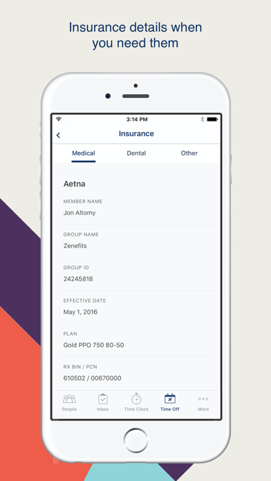 TriNet HR Platform Screenshot