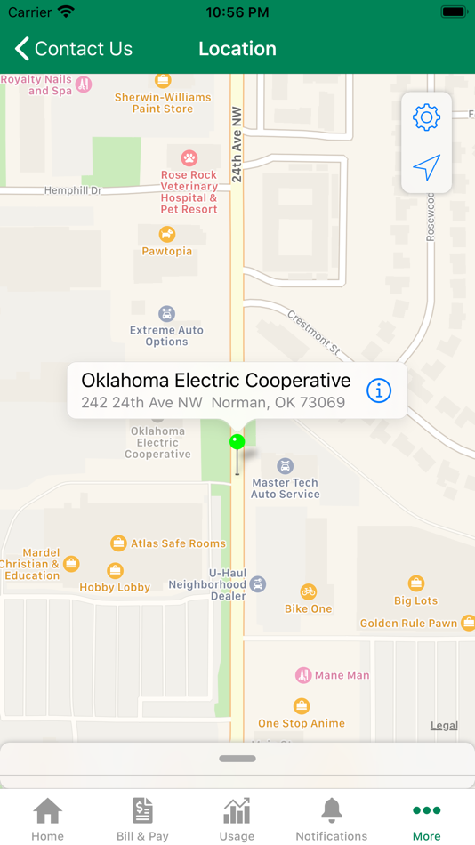 #5. My OEC (iOS) 由: OKLAHOMA ELECTRIC CO-OPERATIVE, INC.