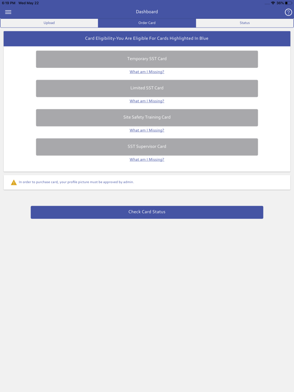 SST Card Tracker iPad screenshot 3 - Business app