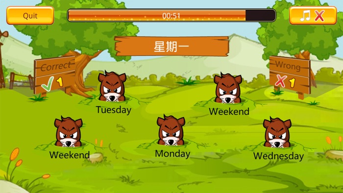 Mole Learning - English Words