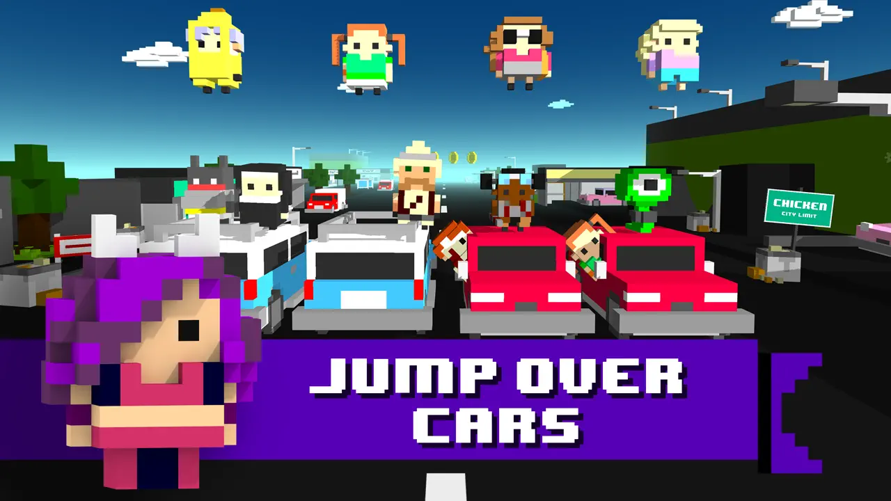 Chicken Jump - Crazy Traffic iPhone-skjermbilde 3