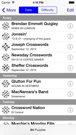 Game screenshot Crosswords apk