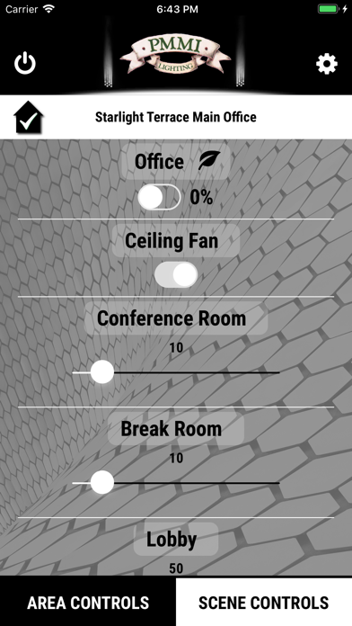 PMMI Lighting iPhone screenshot 1 - Utilities app