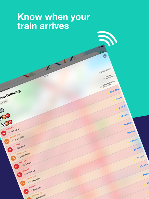 Boston T Subway Map & Routing iPad screenshot 4 - Navigation app