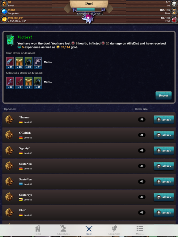 Screenshot #5 pour Fantasy Game Mobile