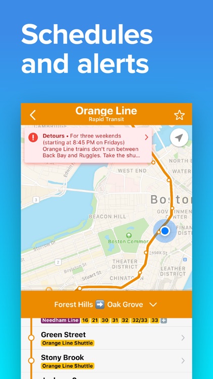 Boston Transit • MBTA T & Bus screenshot-4
