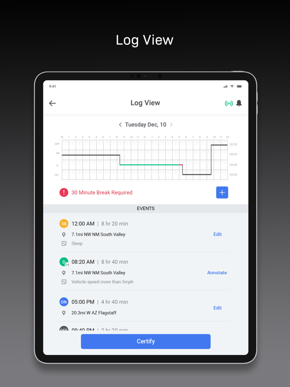 Screenshot #6 pour ELD Rider