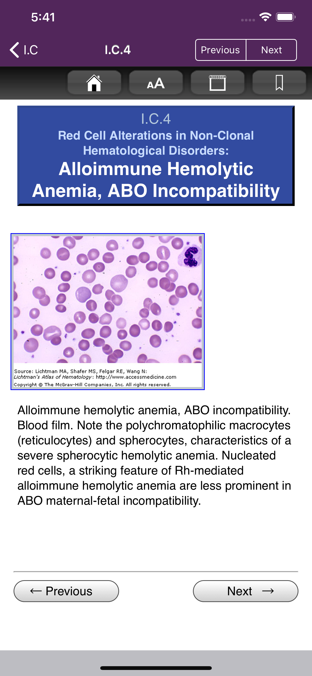 Lichtman's Atlas of Hematology screenshot 3