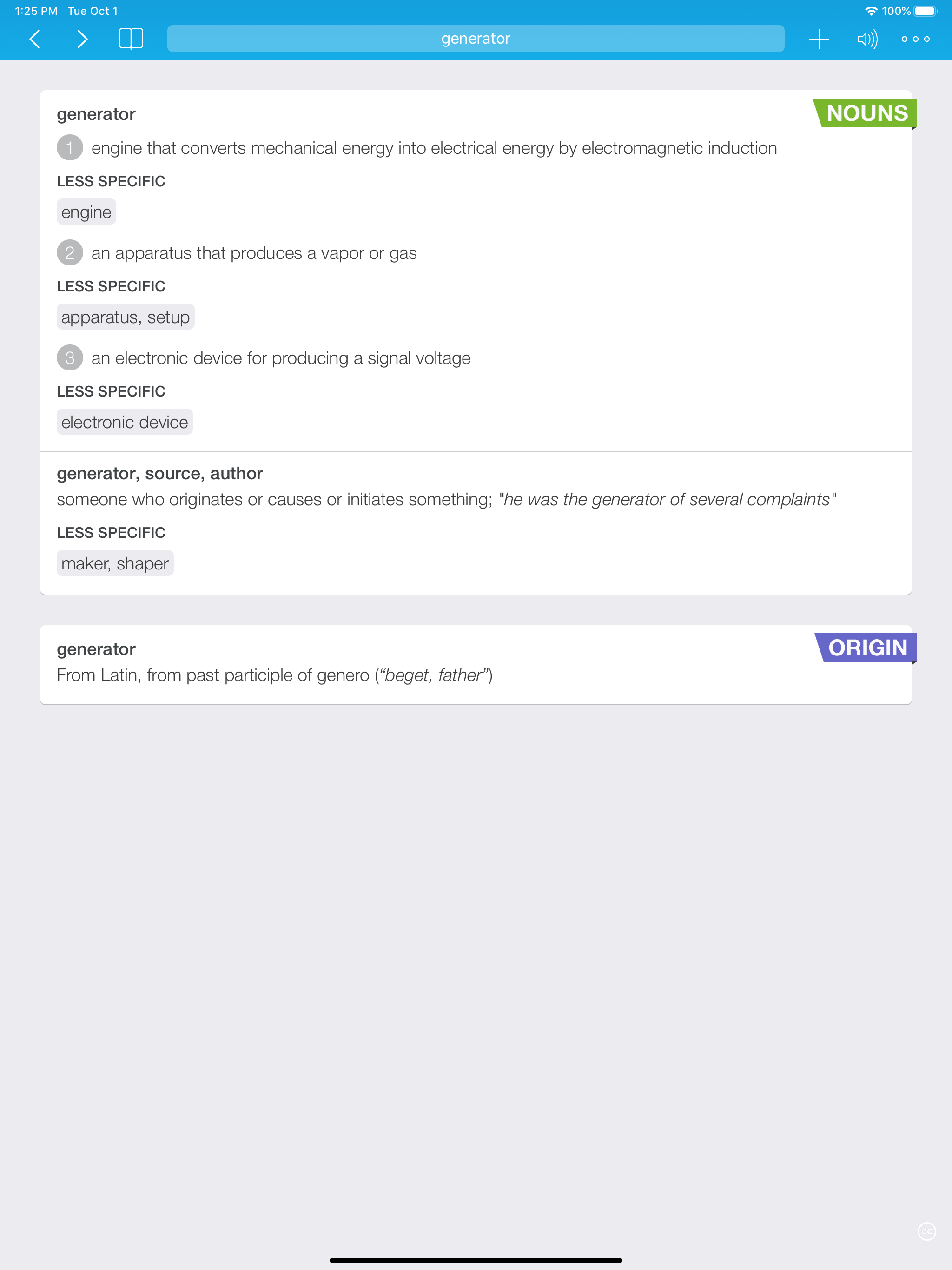 Concise English Dictionary HD screenshot 6