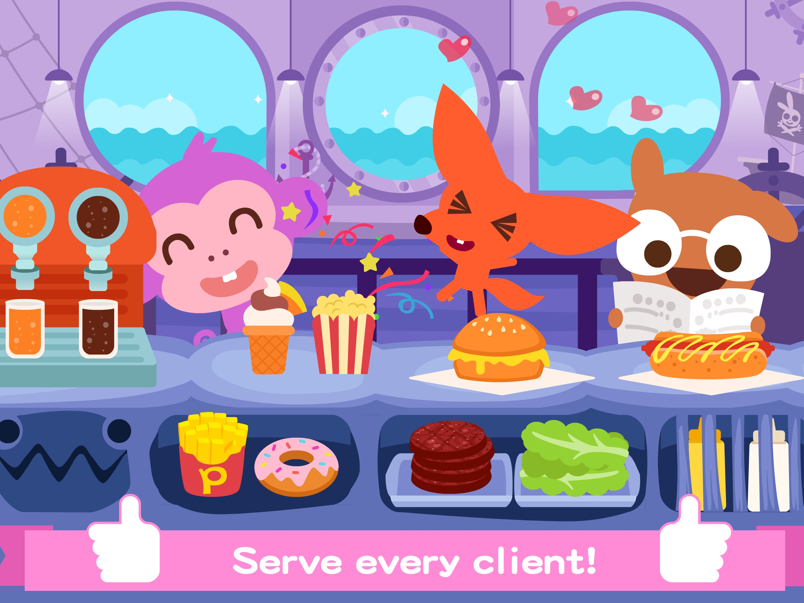 Purple Pink Burger Shop screenshot 6