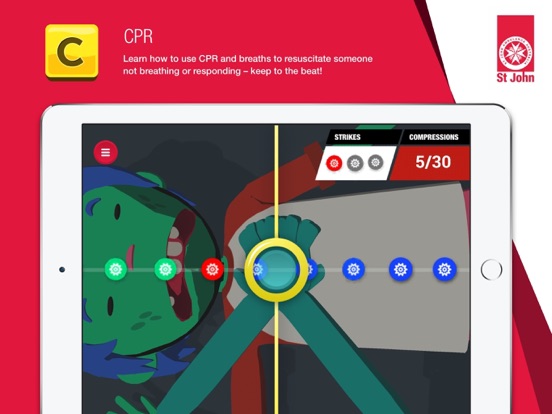 First Aid Action Hero iPad screenshot