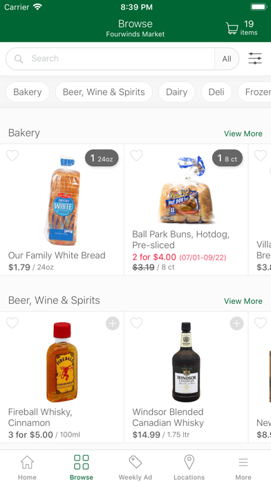 Fourwinds Market Screenshot