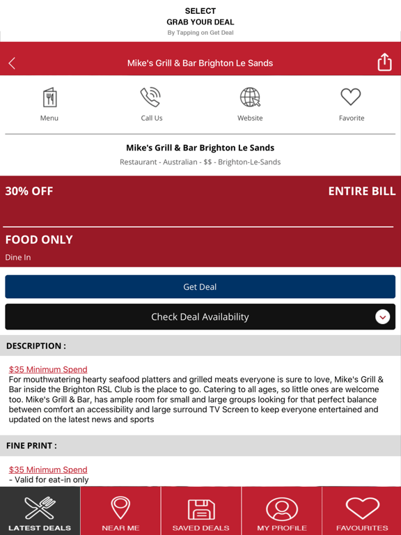 Screenshot #6 pour Tasty Deals-Restaurant Deals