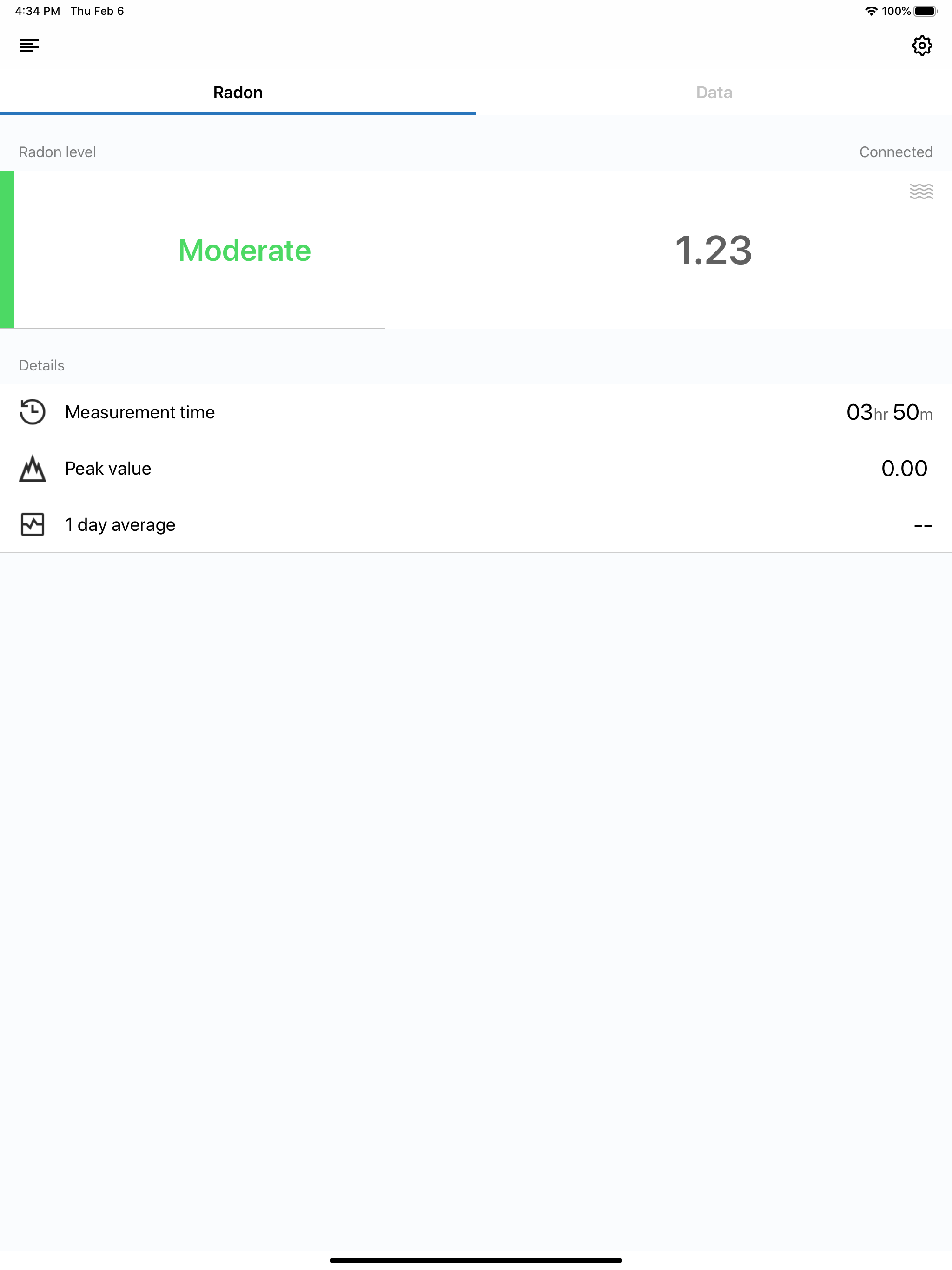 RadonEye screenshot 7