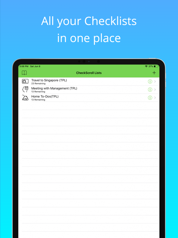Screenshot #4 pour CheckScroll Checklists